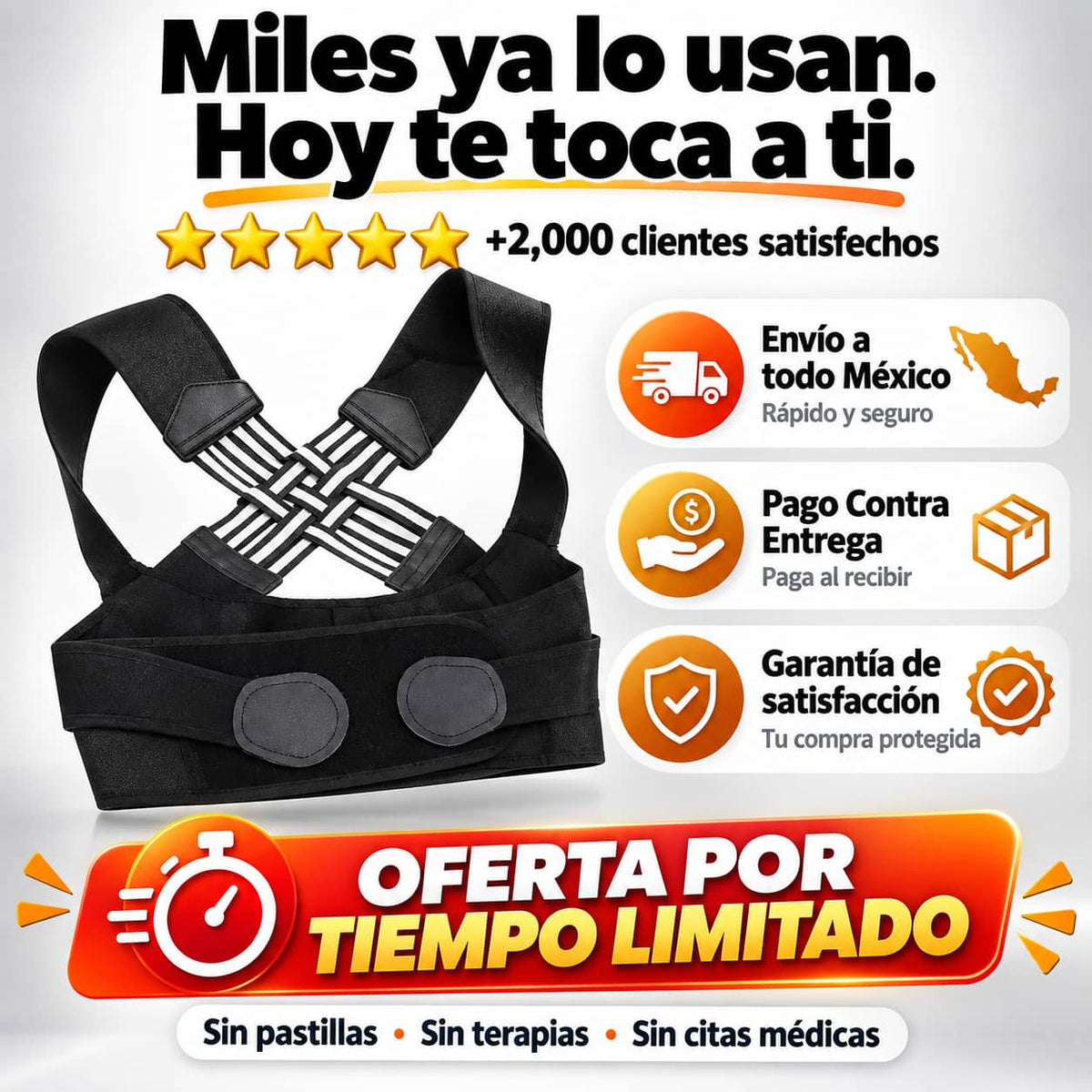 Corrector PostureFlex Pro™ | Espalda Recta Sin Esfuerzo