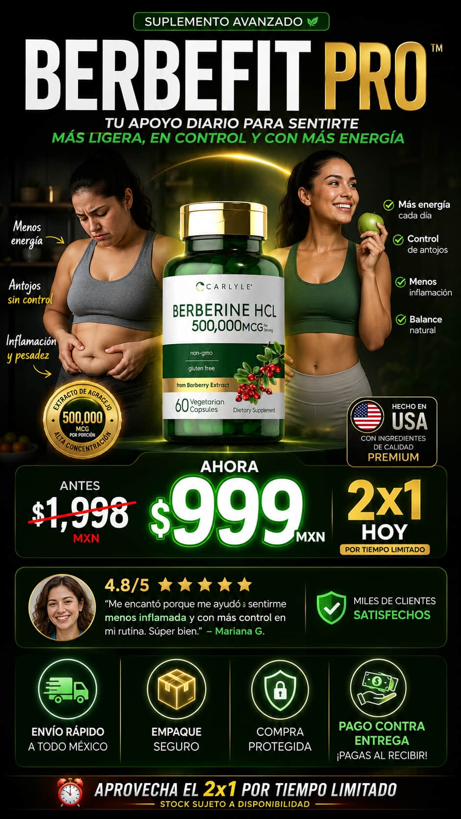 Suplemento BerbeFit Pro™