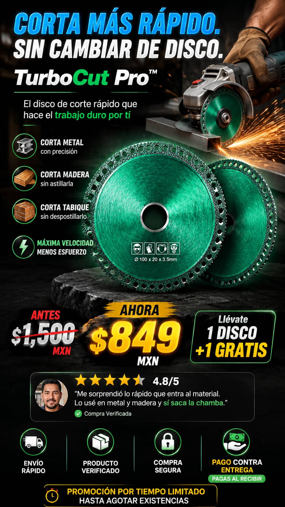 Disco Diamante Corte Cerámicax2