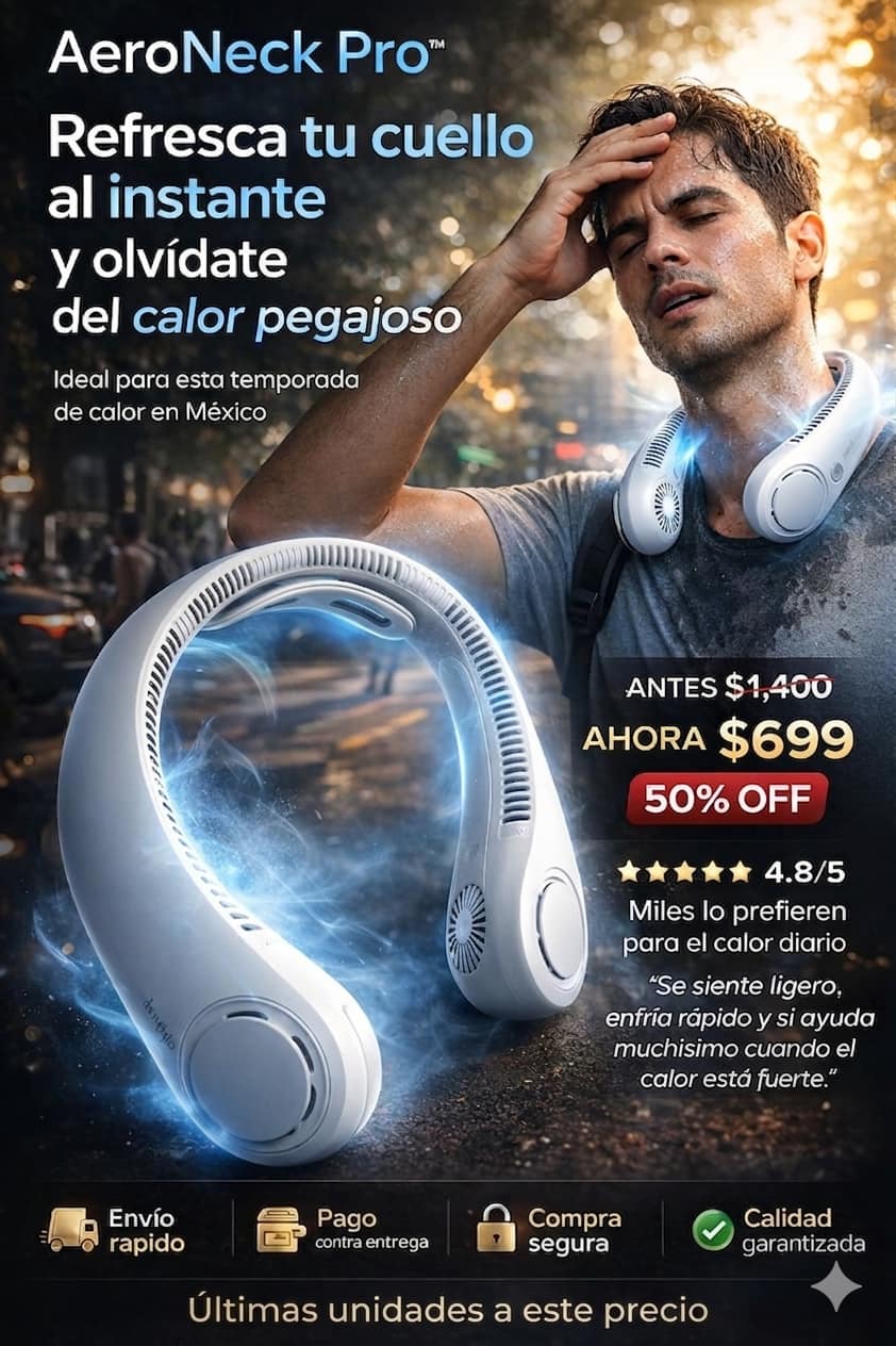 Ventilador De Cuello - AeroNeck Pro™