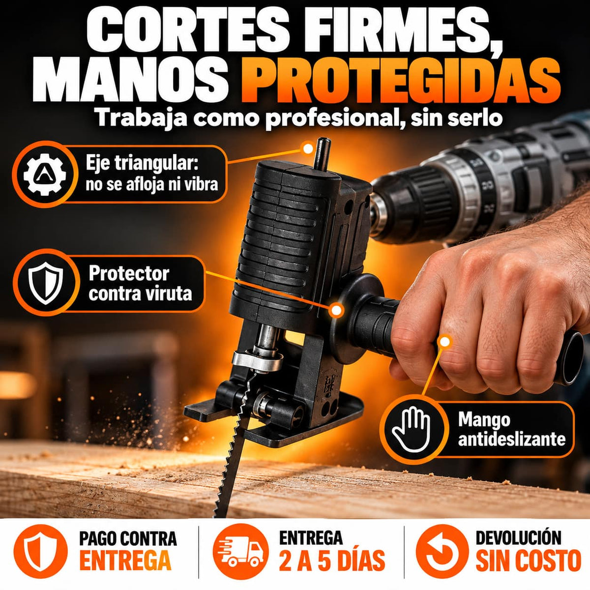 Adaptador Sierra para Taladro | Convierte tu Taladro en Sierra en Segundos