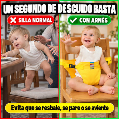 Arnés Portátil Para Bebé | Convierte Cualquier Silla en Periquera