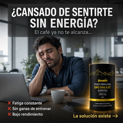 Gomitas de Shilajit del Himalaya | Energía y Recuperación 100% Natural