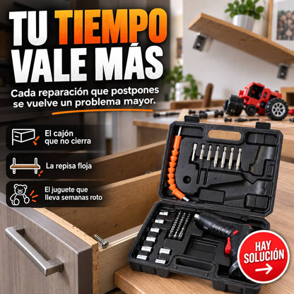 Destornillador TorqueFlex Pro™ | Repara Todo en Casa Sin Esfuerzo