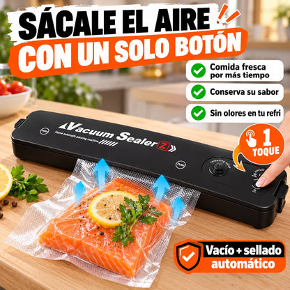 Selladora al Vacío FreshLock Pro™ | Tu Comida Fresca Hasta 5 Veces Más