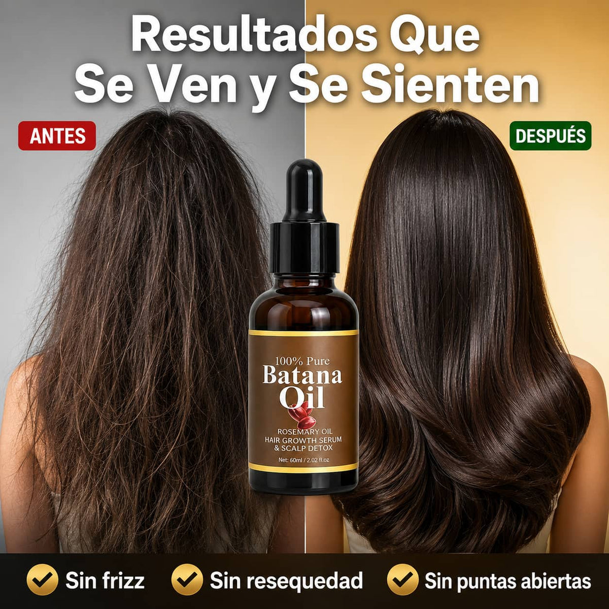 Aceite De Batana + Romero™ | Rescata Tu Cabello Seco y Sin Vida