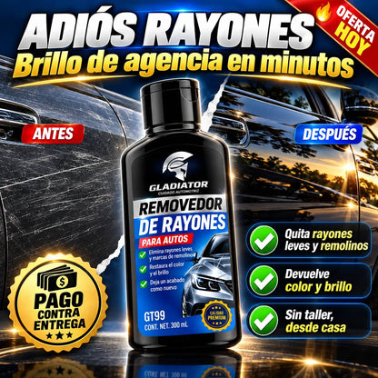 Quita Rayones Gladiator GT99 | Brillo de Agencia en Minutos