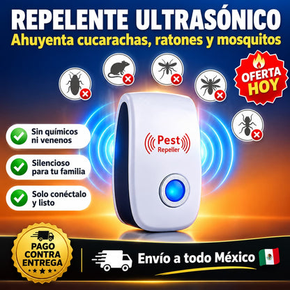 Repelente Ultrasónico de Plagas | Tu Casa Libre de Bichos Sin Químicos