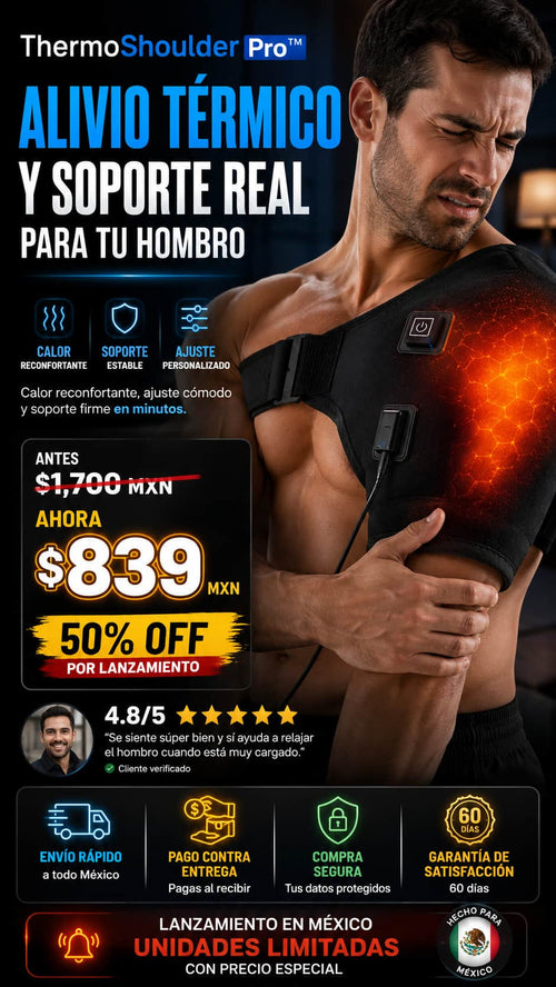Hombrera Almohadilla Térmica Con Calefac