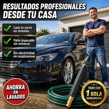 Pistola de Presión para Manguera Turbo Jet™ | Limpieza Profesional Sin Esfuerzo