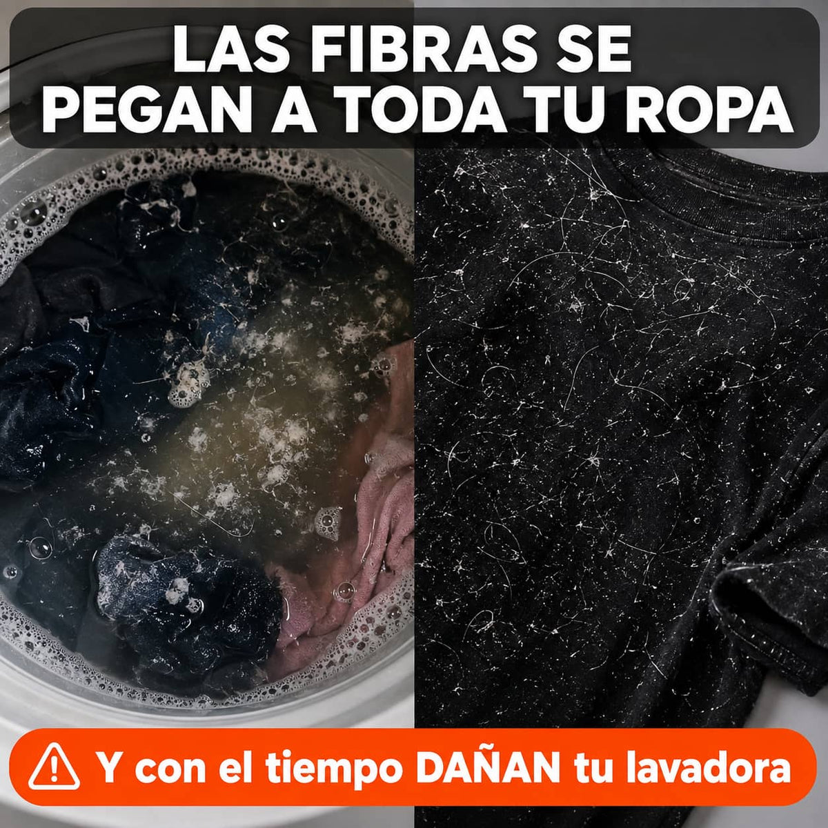 Filtro Atrapa Pelusas para Lavadora | Ropa Más Limpia Sin Esfuerzo Desde el Primer Lavado