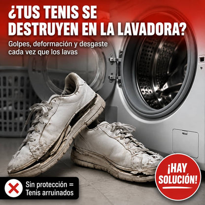 SneakWash — Bolsa Protectora Para Lavar Tus Tenis en Lavadora Sin Que Se Dañen