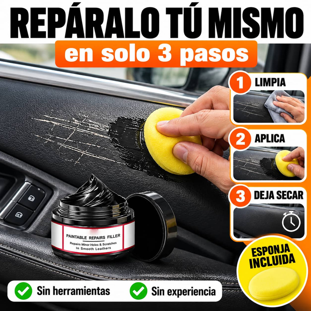 Reparadora De Cuero Y Plástico | Tu Auto Como Nuevo En Minutos