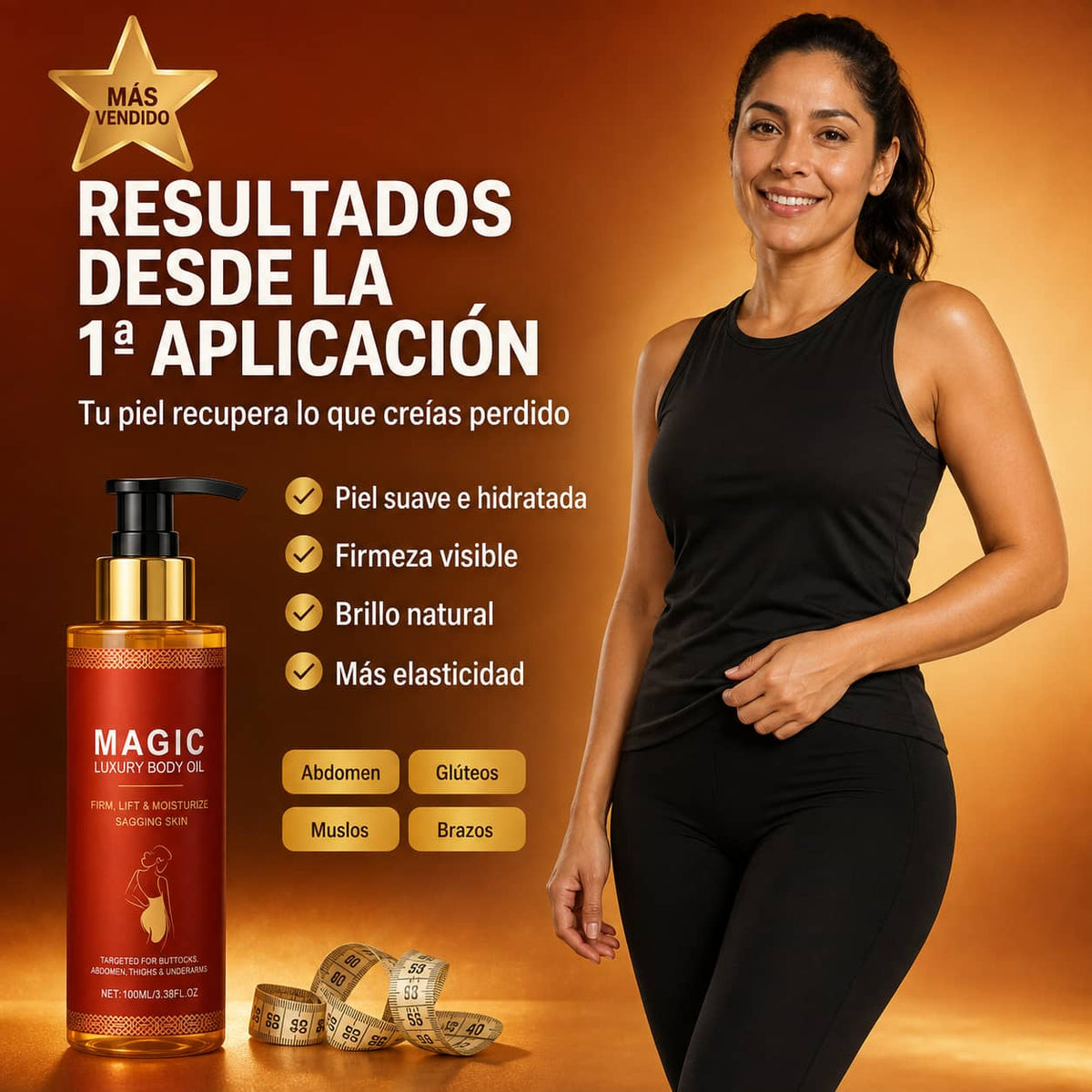 Aceite Corporal Magic | Piel Firme y Radiante Desde la Primera Aplicación