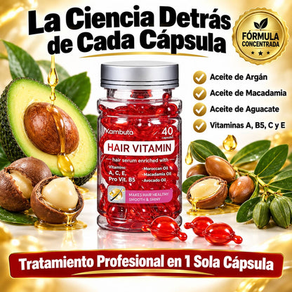 Cápsulas de Sérum Capilar | Brillo y Reparación Sin Enjuague