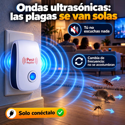 Repelente Ultrasónico de Plagas | Tu Casa Libre de Bichos Sin Químicos