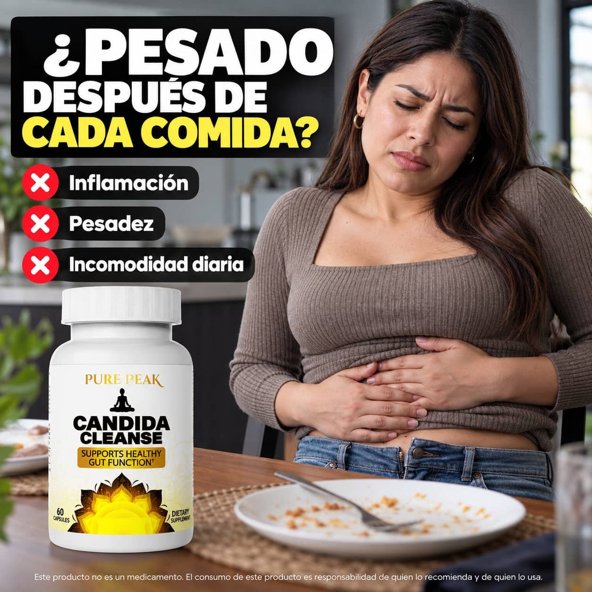Suplemento Candida Cleanse 60 Capsulas
