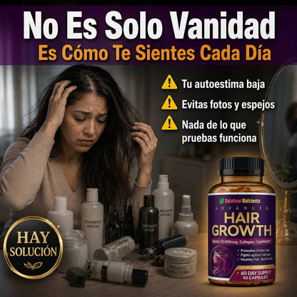 Cápsulas Capilar 24 en 1 | Detén la Caída y Recupera Tu Cabello