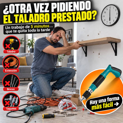 Pistola de Clavos Manual | Fija en Concreto Sin Taladro