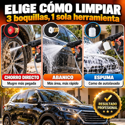 Pistola Hidrolavadora Inalámbrica | Tu Auto Limpio Sin Cables Ni Enchufes