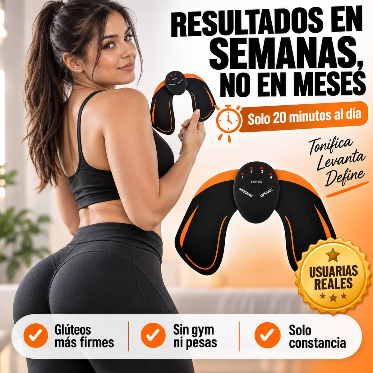 Estimulador EMS para Glúteos | Levanta y Tonifica Sin Esfuerzo
