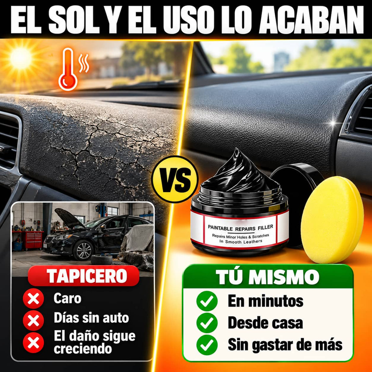 Reparadora De Cuero Y Plástico | Tu Auto Como Nuevo En Minutos