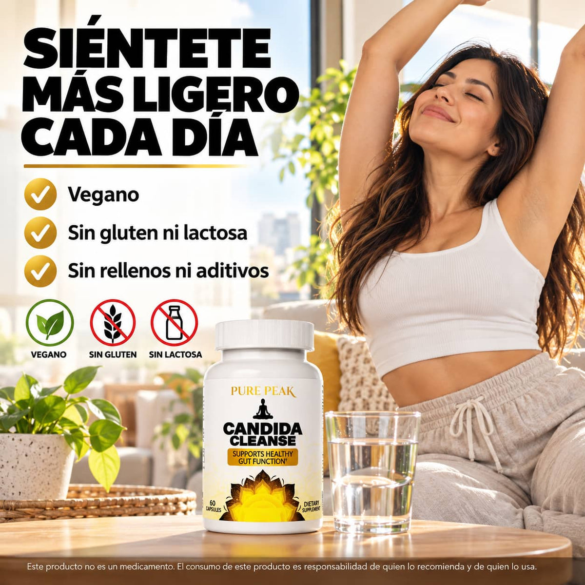 Suplemento Candida Cleanse 60 Capsulas