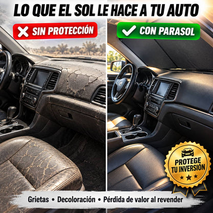 Parasol ThermoShield Auto™. | Tu Auto Fresco Sin Importar el Calor