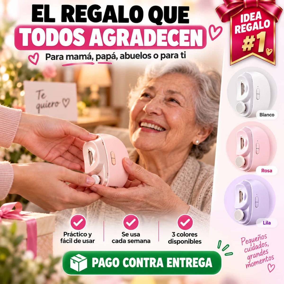 Cortaúñas NailCut Pro™ | Uñas Perfectas en Segundos, Sin Riesgo de Cortadas