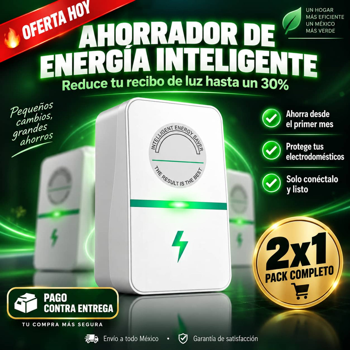 Ahorrador VoltSaver Pro™. | Reduce Tu Recibo de Luz Hasta un 30% Desde el Primer Mes