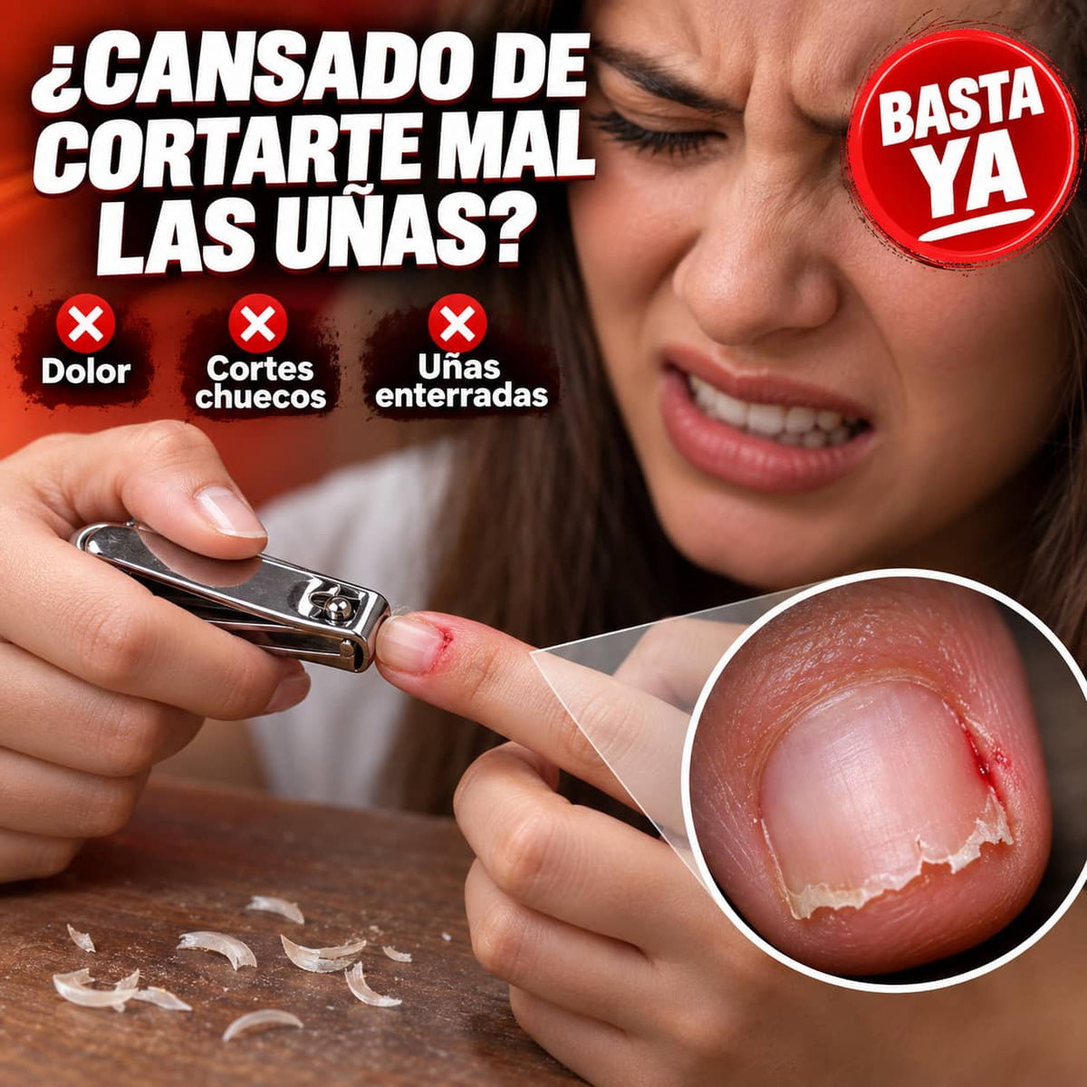 Cortaúñas NailCut Pro™ | Uñas Perfectas en Segundos, Sin Riesgo de Cortadas