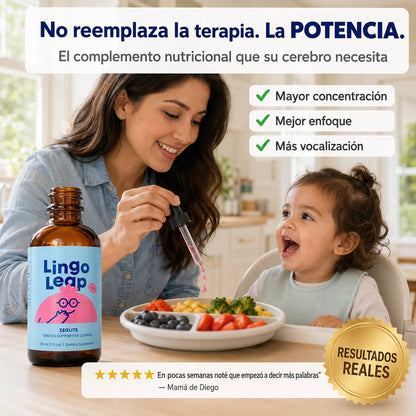 Gotas Lingo Leap™ | Impulsa el Habla de Tu Hijo de Forma Natural