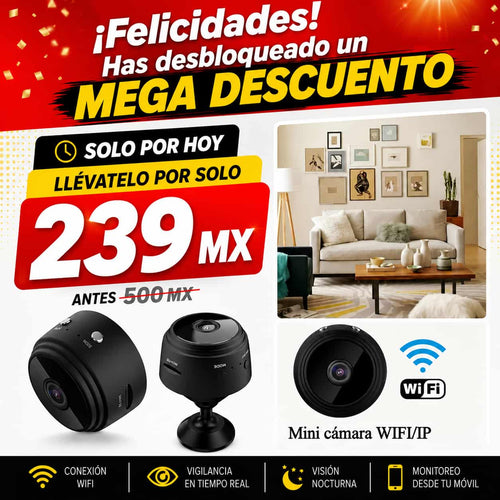 🏷️Mini Cámara Wifi Espia 1080p +50%OFF🔥