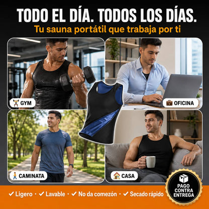 Chaleco Sauna Moldeador | Suda 3x Más y Define Tu Figura