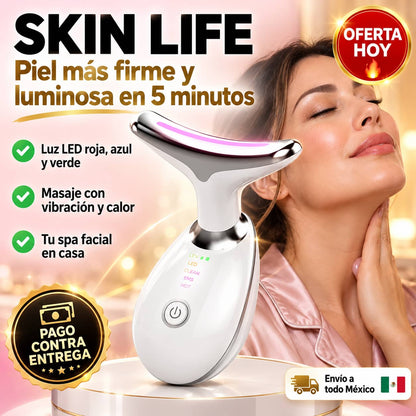 Masajeador Facial LED Skin Life | Piel Más Firme Desde Casa