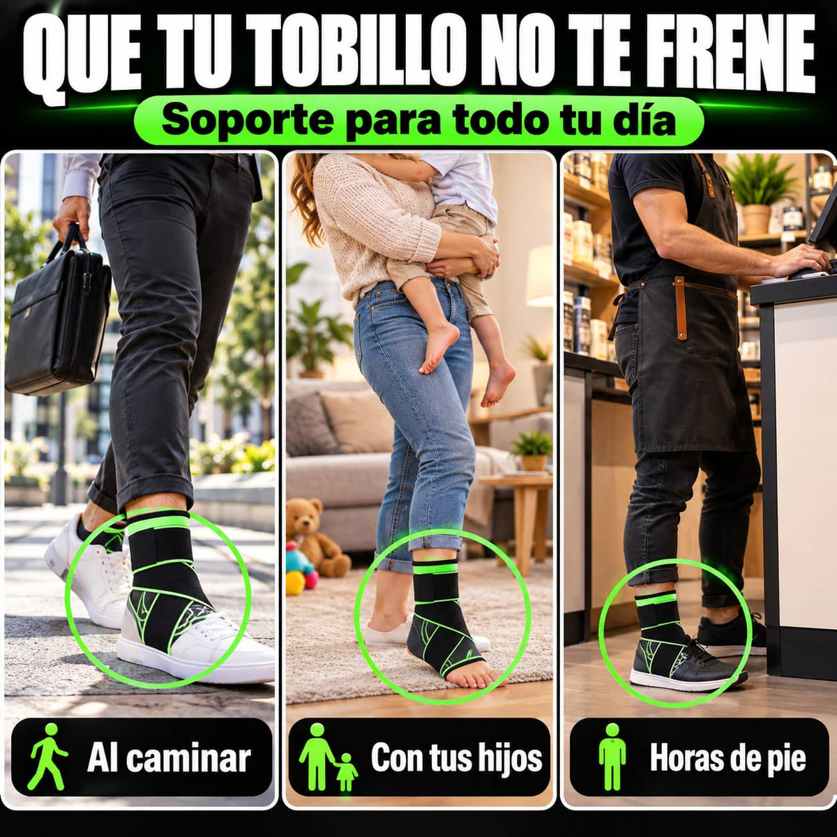 Tobillera STABILFLEX MAX™ | Pisa Firme Sin Miedo a Torcerte