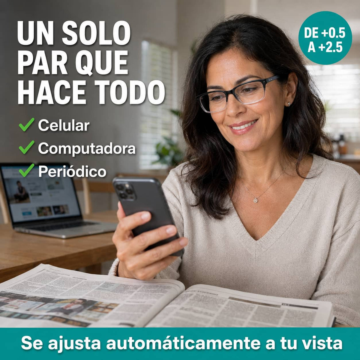 Lentes One Power | Un Solo Par Que Se Ajusta a Tu Vista
