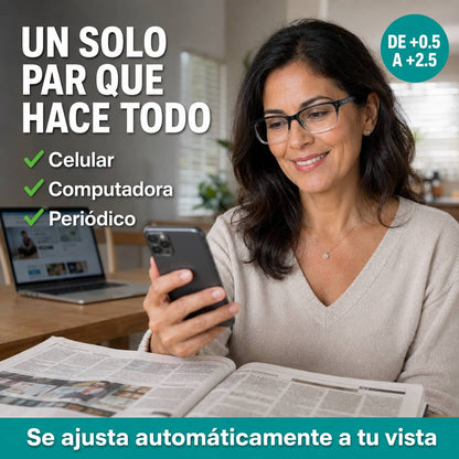 Lentes One Power | Un Solo Par Que Se Ajusta a Tu Vista