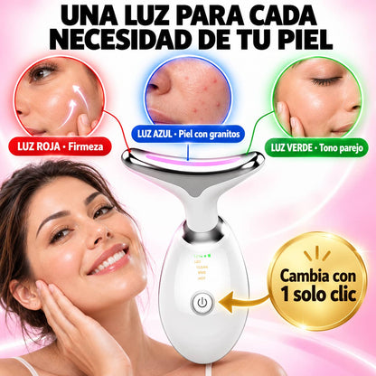 Masajeador Facial LED Skin Life | Piel Más Firme Desde Casa