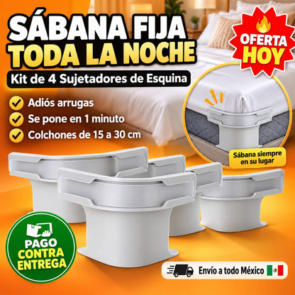 Sujetador SábanaFix™ | Tu Cama Lisa y Firme Toda la Noche