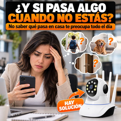 Cámara Robot 360° WiFi | Vigila Tu Casa Desde Tu Celular