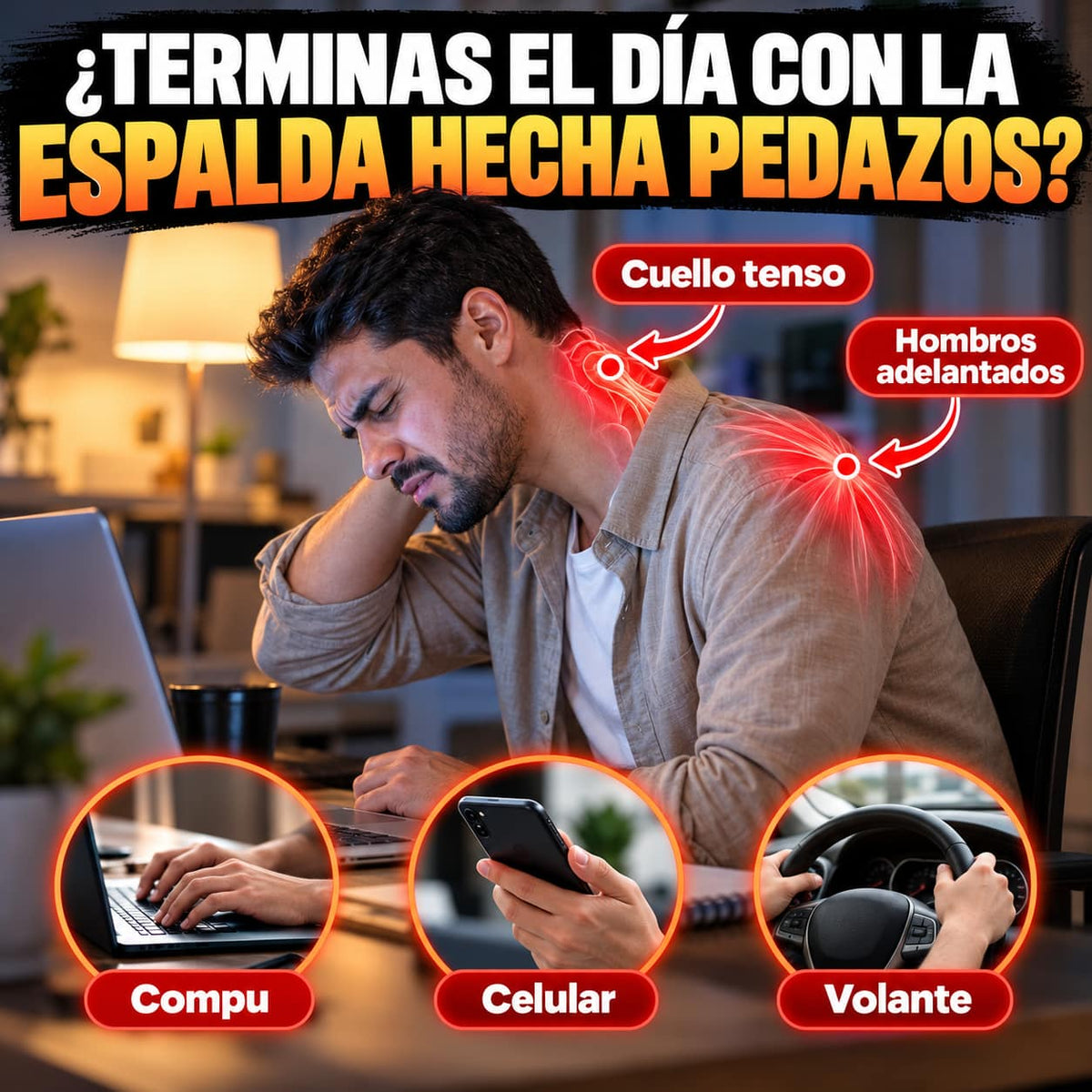 Corrector De Postura Inteligente | Te Avisa Cuando Te Encorvas