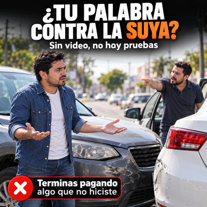 Cámara para Auto DriveGuard 3X™ | Pruebas Claras Si Te Chocan