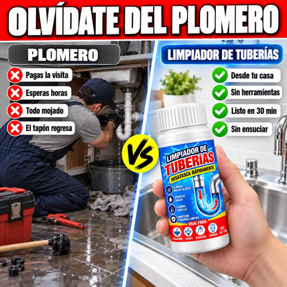 Polvo Destapa Drenajes | Adiós Tapones Sin Llamar Al Plomero