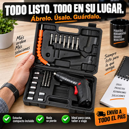 Destornillador TorqueFlex Pro™ | Repara Todo en Casa Sin Esfuerzo