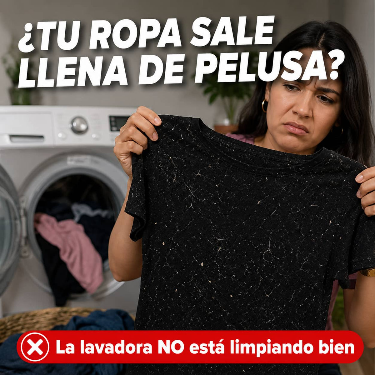 Filtro Atrapa Pelusas para Lavadora | Ropa Más Limpia Sin Esfuerzo Desde el Primer Lavado