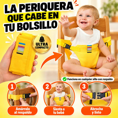 Arnés Portátil Para Bebé | Convierte Cualquier Silla en Periquera