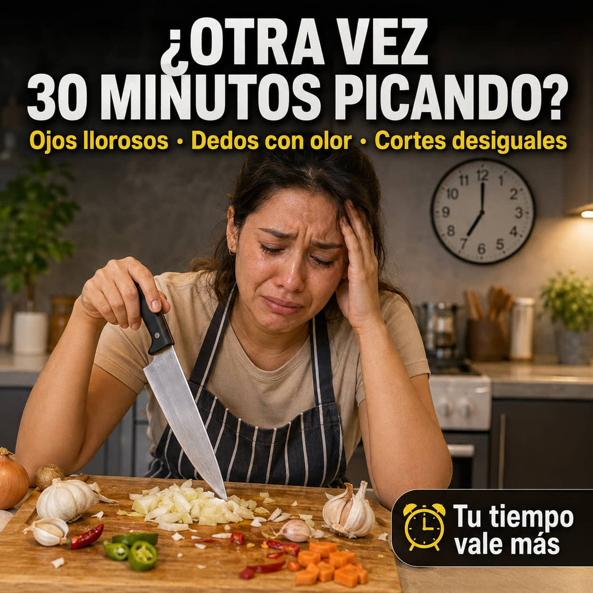 Picadora ChopMaster 4 en 1™ | Pica Todo en Segundos Sin Esfuerzo