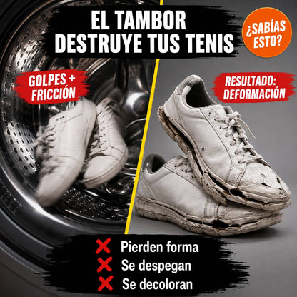 SneakWash — Bolsa Protectora Para Lavar Tus Tenis en Lavadora Sin Que Se Dañen