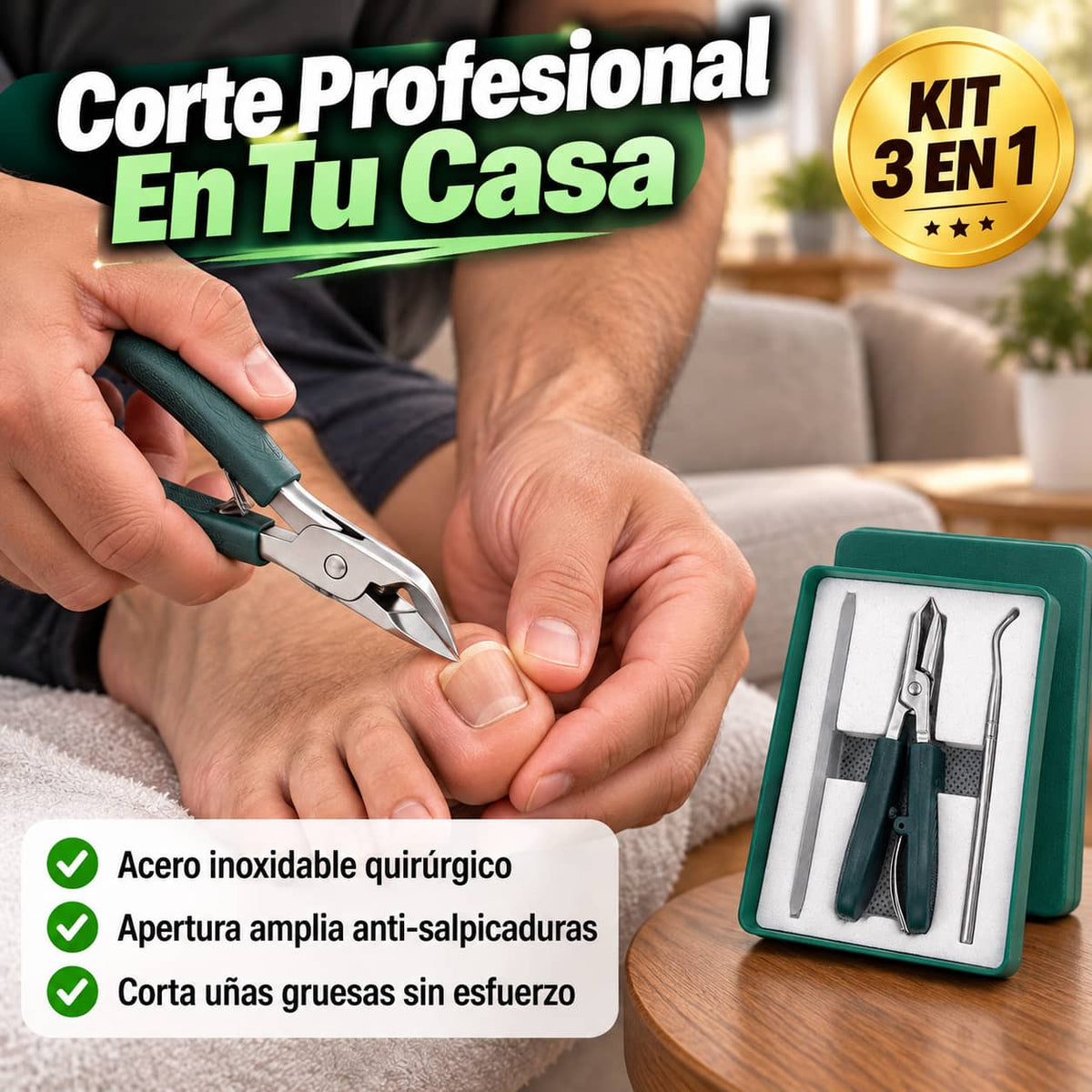 Kit de Manicura NailForce Pro™ | Corte Perfecto Sin Salir de Casa